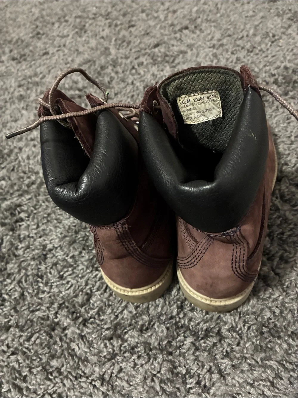 Brown timberland boots